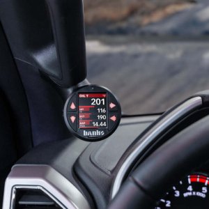 Ford Super Duty Gauge Pod - Banks Power - Stealth Pod - `17-`22